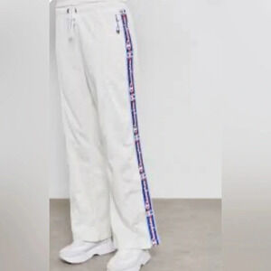 Champion unisex drawstring waisr snap buttons casual athletic  streetwear XS